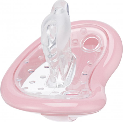 Curaprox medicínský dudlík růžový velikost 1 (7-10 kg) 1 ks