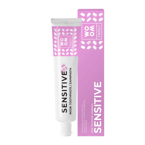 WOOM Family Sensitive zubní pasta pro citlivé zuby  75 ml