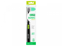 GUM Sonic bateriový sonický zubní kartáček černý