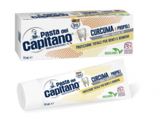 Pasta del Capitano Curcuma/propoli zubní pasta pro zdravé dásně 75 ml