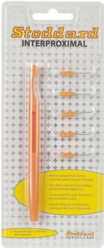 Stoddard 3-WAY mezizubní kartáčky 5 ks oranžové