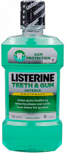 Listerine Teeth and Gum Defence ústní voda 500 ml