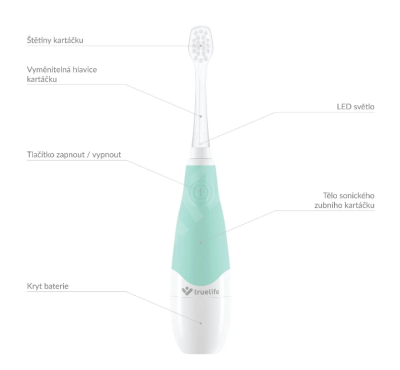 TrueLife Sonic Brush Baby G dětský zubní kartáček