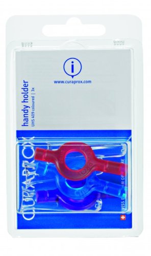 CURAPROX UHS 409 handy držáček, 3ks + krytky