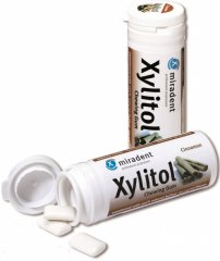 Miradent XYLITOL žvýkačky skořice 30 ks
