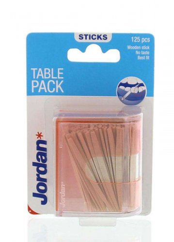Jordan Dental Sticks wood table pack 125 ks