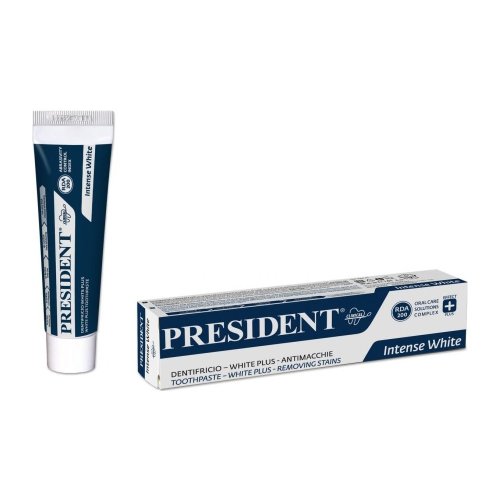 PresiDENT Intense White intensivní bělící zubní pasta 30 ml