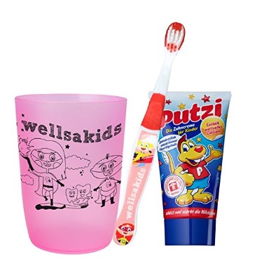 Wellsamed 3 dílná sada pro péči o dětské zoubky 3ks