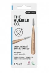 The Humble Bambusové mezizubní kartáčky modré 0,60 mm 6 ks