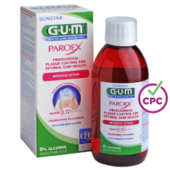 GUM PAROEX ústní voda CHX 0,12 % + CPC 0,05 % 300 ml