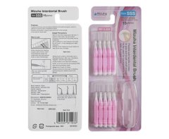 Mizuha mezizubní kartáčky SSS 0,7 mm, růžová 10 ks