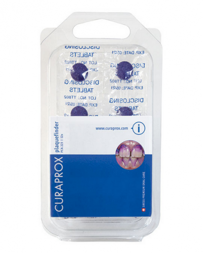 Curaprox PCA 223 tablety na zvýraznění plaku 12 ks