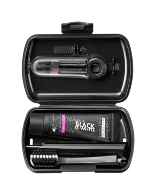 Curaprox Black is White Travel Set – cestovní sada s bělicím účinkem
