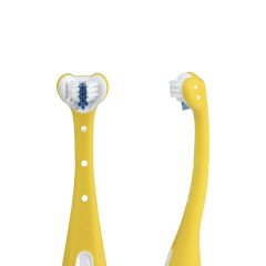 Fridababy Tooth Hugger 3D dětský zubní kartáček žlutý