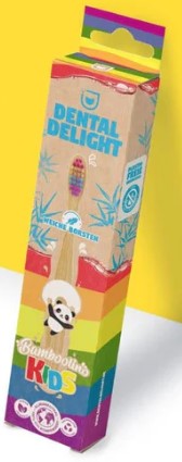 Dental Delight Bamboolino dětský bambusový zubní kartáček 1ks