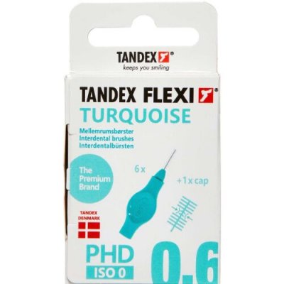 Tandex Flexi mezizubní kartáčky 0,6 Turquiose ISO 0 6 ks