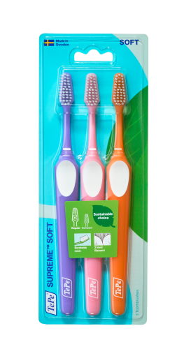 TePe Supreme soft, zubní kartáčky 2+1 zdarma