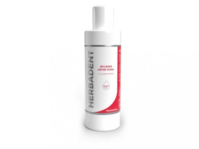 Herbadent Professional ústní voda s chlorhexidinem 240 ml