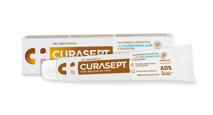 Curasept ADS Protective zubní pasta s CHX 0,2% colostrum PVP-VA 75 ml