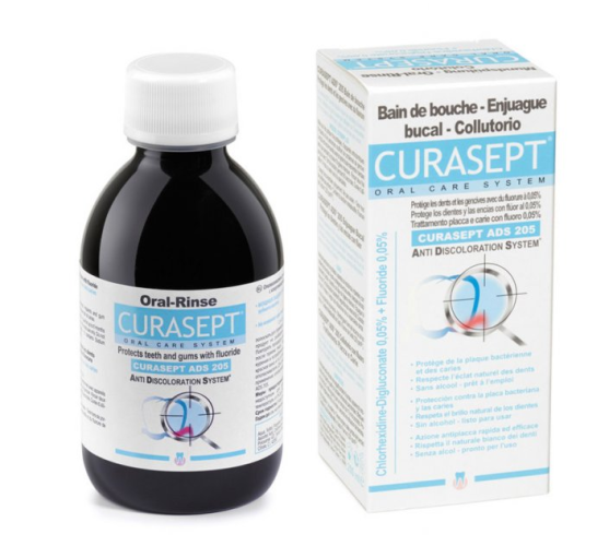 Curasept ADS 205 ústní voda s CHX  0,05% 200 ml