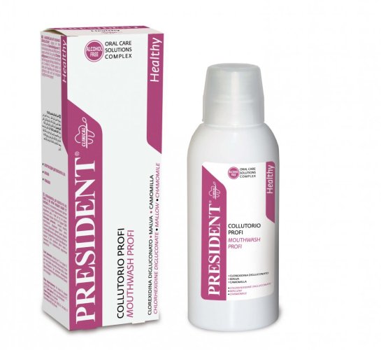 PresiDENT Profi ústní voda s chlorhexidinem 0,2% 200 ml