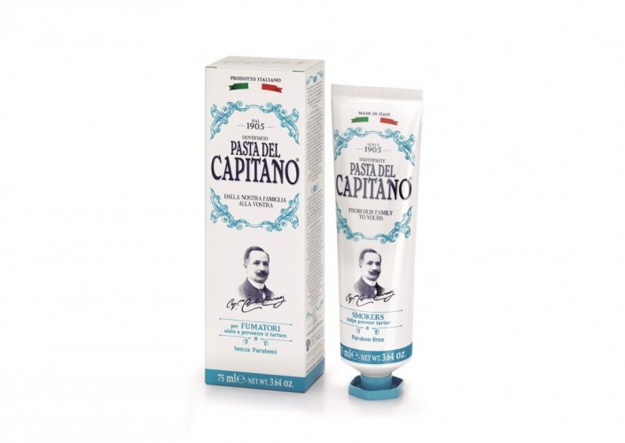 Pasta del Capitano Original 1905 Smokers zubní pasta pro kuřáky 75ml