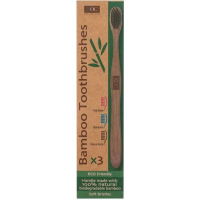 XPEL Bamboo bambusové zubní kartáčky soft 3 ks