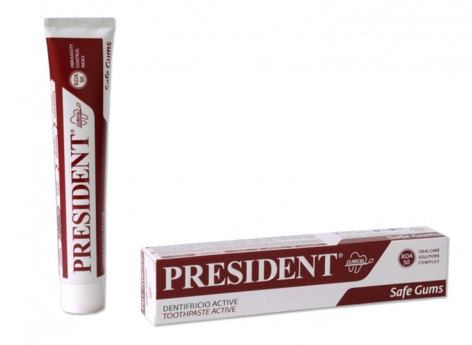 PresiDENT Safe Gums zubní pasta pro nemocné dásně 75 ml