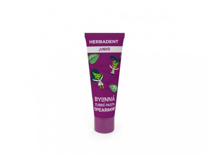 HERBADENT JUNIOR Bylinná zubní pasta SPEARMINT 75 g