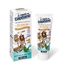 Pasta del Capitano Junior dětská zubní pasta jemná máta 6+ 75 ml