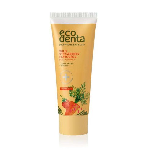 Ecodenta Zubní pasta s jahodovou příchutí pro děti 75 ml