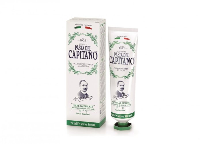 Pasta del Capitano Original 1905 Natural Herbs zubní pasta  75 ml