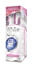 WHITE GLO Sensisitive Forte + sada bělící zubní pasty 150 g, zubního kartáčeku a mezizubních páratek