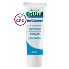 GUM HaliControl zubní gel proti špatnému dechu s CPC 0,07%, 75 ml
