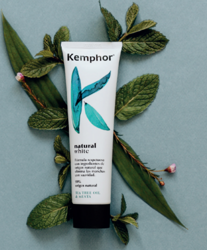 Kemphor Natural White zubní pasta s tea tree olejem a mátou 100 ml