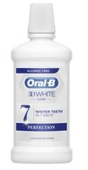 Oral-B 3D White Luxe Perfection ústní voda bez alkoholu 500 ml
