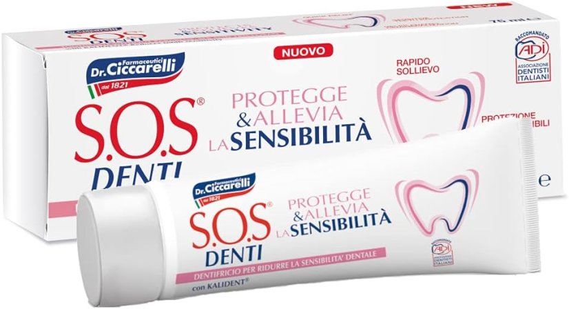 S.O.S. Denti zubní pasta Sensitive 75 ml