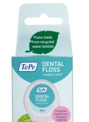 Tepe Dental floss mint voskovaná zubní nit 40m