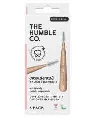 The Humble Bambusové mezizubní kartáčky růžové 0,40 mm 6 ks