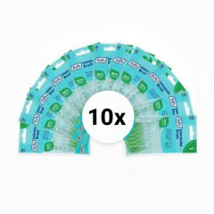 Tepe sada mezizubních kartáčků 10x zelené 0,8