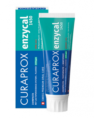 Curaprox Enzycal zubní pasta 1450 ppm 75 ml