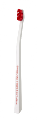 Swissdent Colours zubní kartáček soft-medium bílo-červený 1 ks