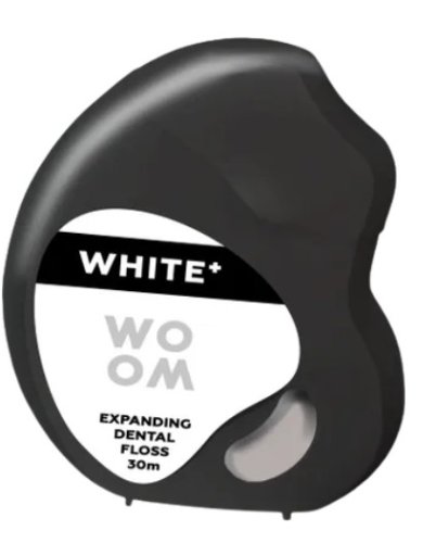 Woom WHITE+ Expandující zubní nit 30 m