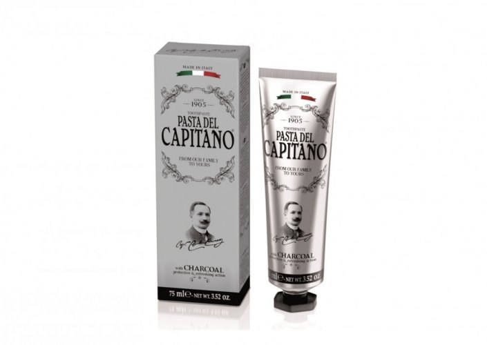 Pasta del Capitano Original 1905  zubní pasta Charcoal 75 ml