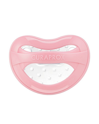 Curaprox medicínský dudlík růžový velikost 1 (7-10 kg) 1 ks