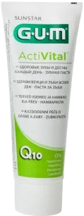 GUM ActiVital zubní pasta s koenzymem Q10 75 ml