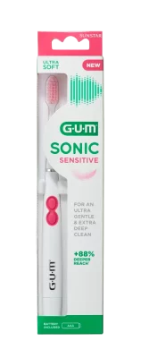 GUM Sensitive SONIC bateriový sonický kartáček