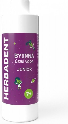Herbadent JUNIOR ustní voda pro děti  od 7 let 240 ml