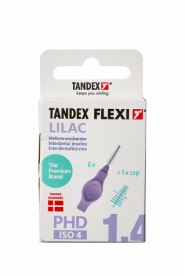 Tandex Flexi mezizubní kartáčky 1,4 Lilac ISO 4 6 ks