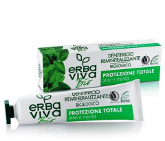 Erbaviva Bio Protezione zubní pasta s aloe vera a mátou 75 ml